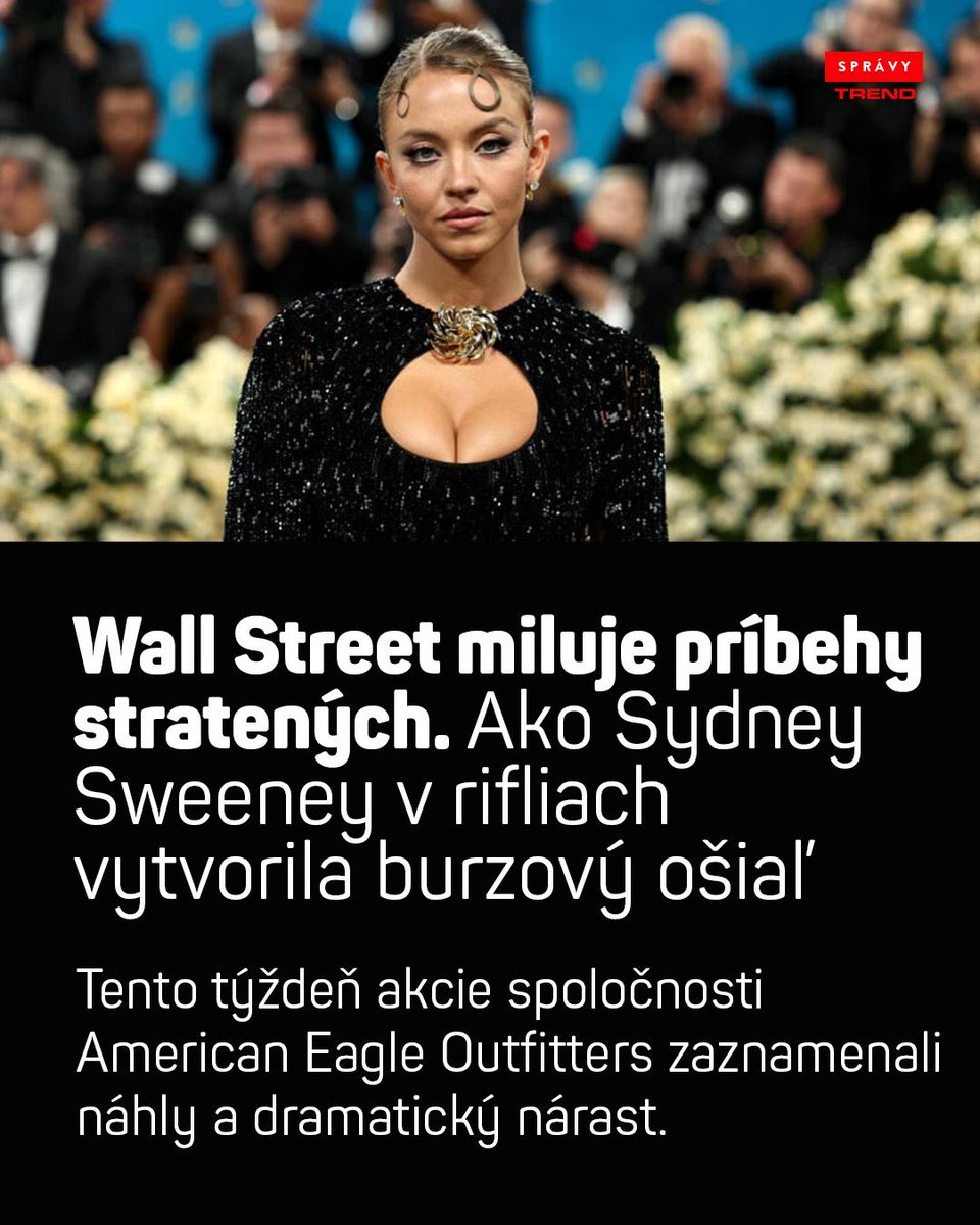 bit.ly/3IH6nrd Prekvapivým motorom tohto rastu neboli finančné výsledky ani uvedenie nového produktu na trh, ale herečka Sydney Sweeney, alebo skôr jej dve najvýraznejšie krivky. ...