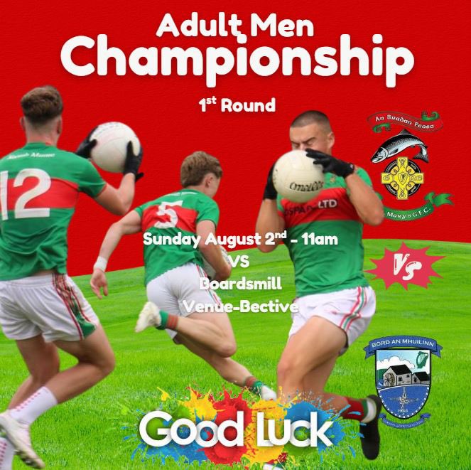 stmarysgfc's tweet image. We are at now the business end of the season, a big week ahead for both our Adult Lads and Adult Ladies. It all starts this Sunday morning at 11am in @BectiveGFC when our lads take on @BoardsmillGAA ALL SUPPORT WELCOME🟢🔴🟢🔴This will be an all ticket affair, link to follow….