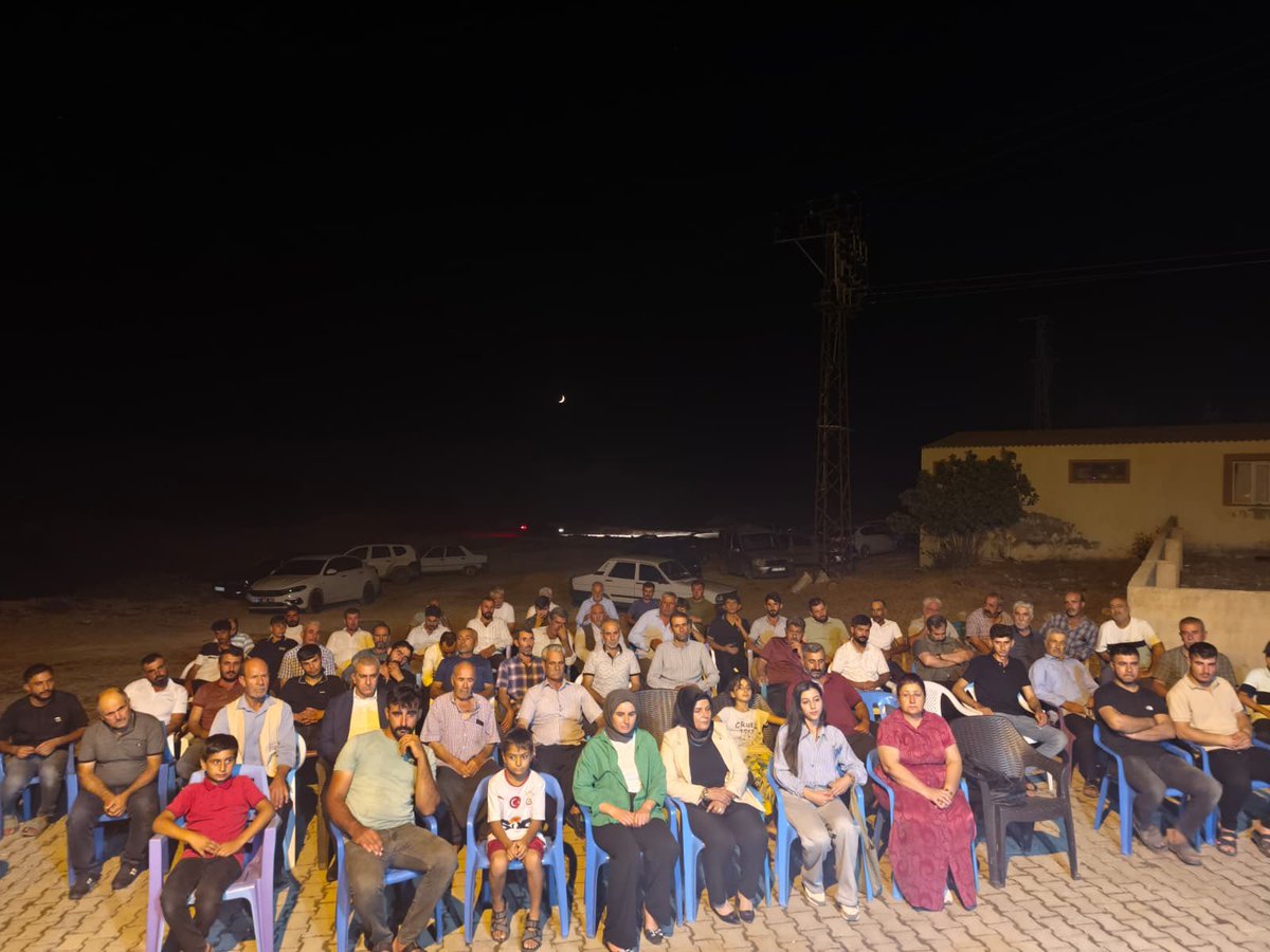 Cirnêreş/Hilvan’da Hoşin köyünde halkımızla bir araya gelip Barış ve Demokratik Toplum Çağrısı kapsamında süreci değerlendirdik..
