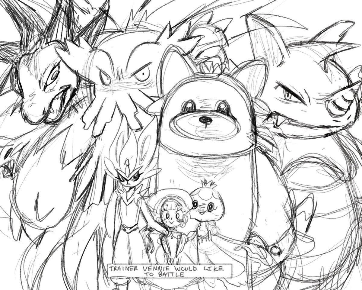 SoupAndSalt's tweet photo. Been replaying pokemon sword #Pokemon #PokemonSwordShield #pokemonteam #artistsontwitter #digitalart #art #wip #hydreigon #frillish #bewear #rhydon #abomasnow #Cinderace https://t.co/nMdqXM9SQX