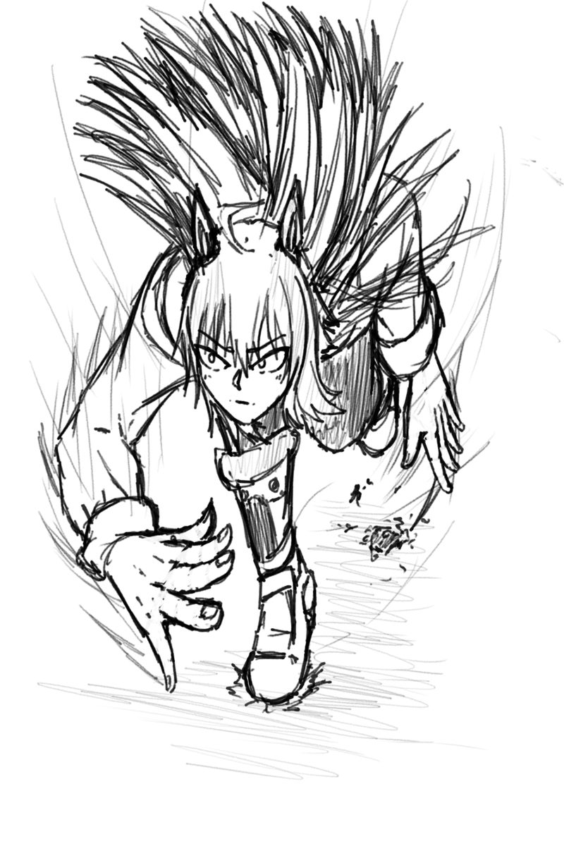 RuikanSo's tweet photo. A Quick Sketch of Oguri Cap I made after watching Cinderella gray.

#oguricap #umamusume https://t.co/CH4rHyqZ1h