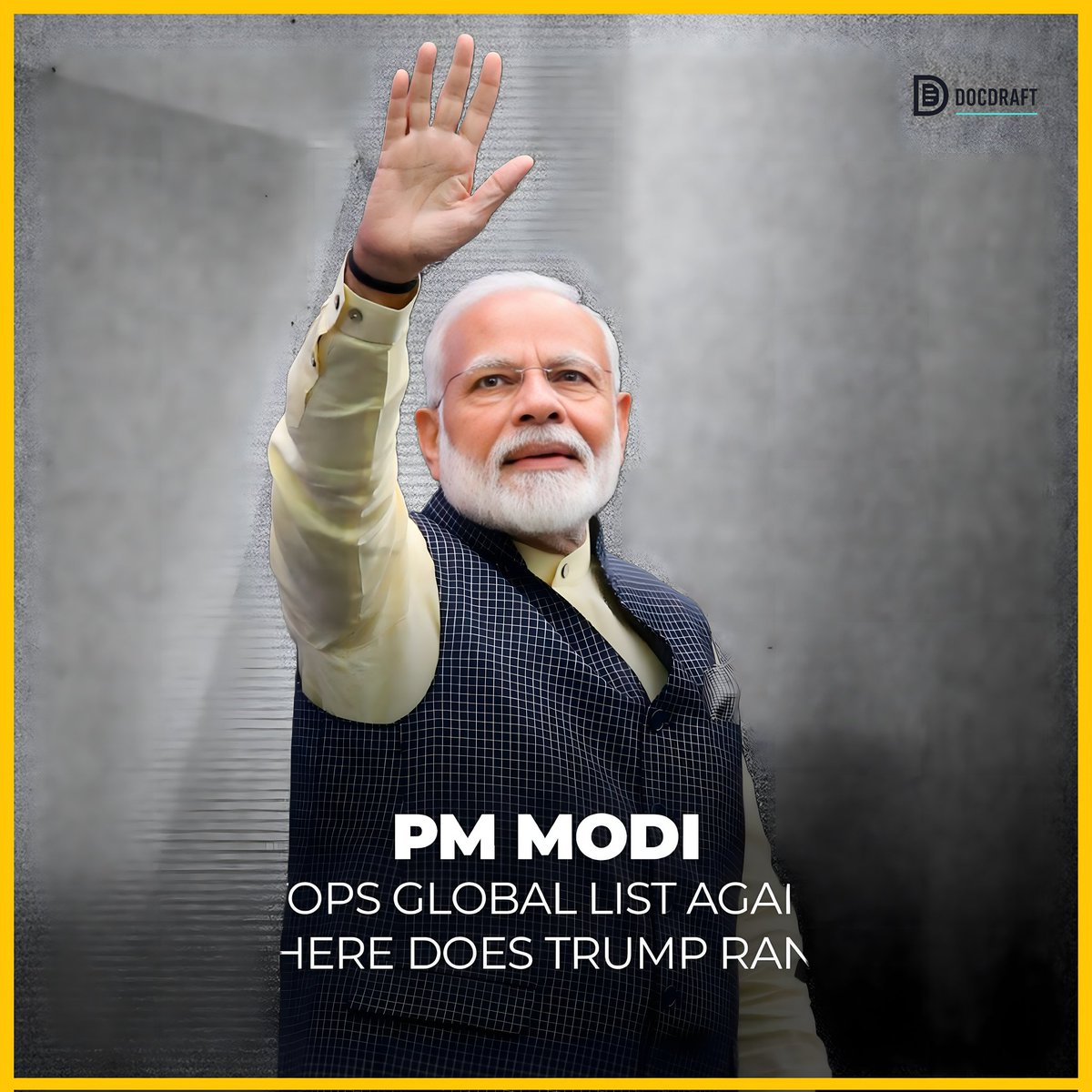 singhavi_3154's tweet image. 🇮🇳 PM MODI Tops Global List Again! 🌍
India’s pride, Prime Minister Narendra Modi.
🔎 Where does Donald Trump rank?
Stay tuned to @DocDraft for more powerful updates from around the world! 🌐
#DocDraft #PMModi #GlobalLeader #Modi2025 #NarendraModi #WorldPolitics #IndiaPride