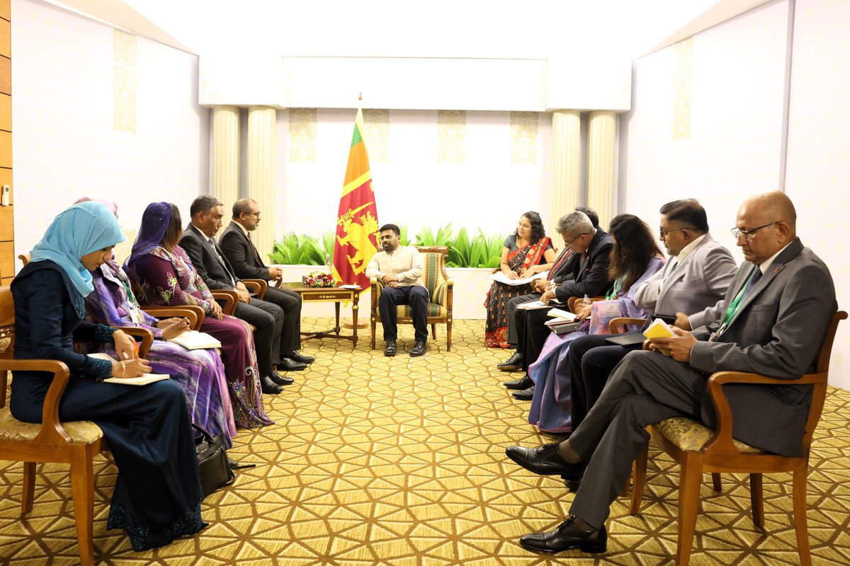 Foreign Minister Dr. Khaleel pays courtesy call on the President of Sri Lanka

📃Press Release | t.ly/VgvWl