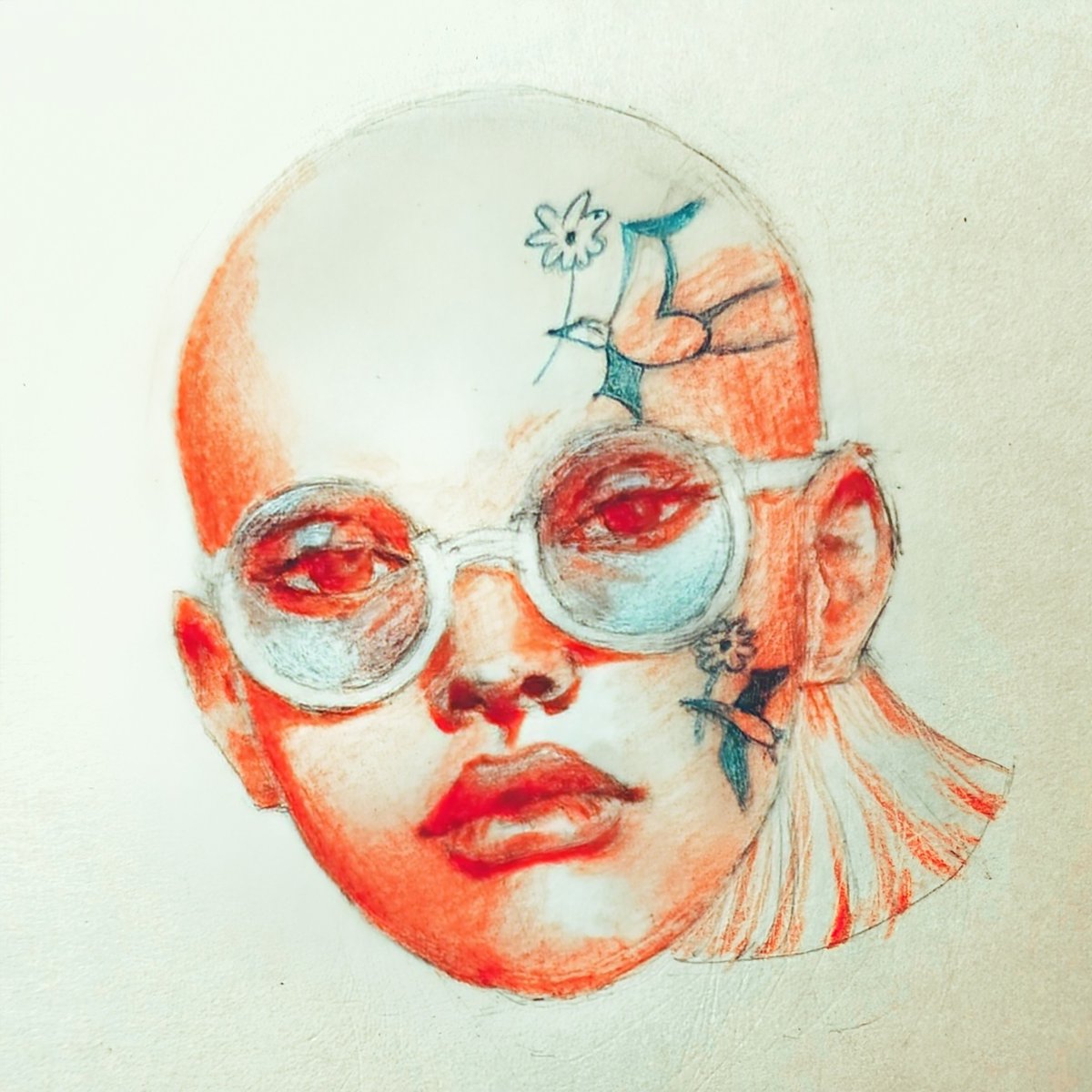 オリジナルハンドメイド 絵 かわいい甲羅のかめさん カメの甲羅の