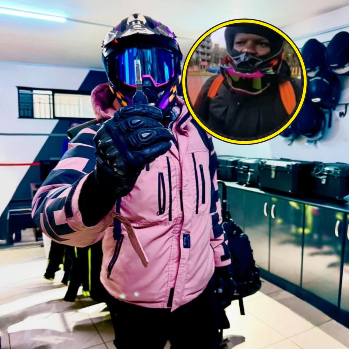 A Kenyan man has threaten to expose the popular anonymous Kenyan biker Brayo if he does not pay him kes 10,000