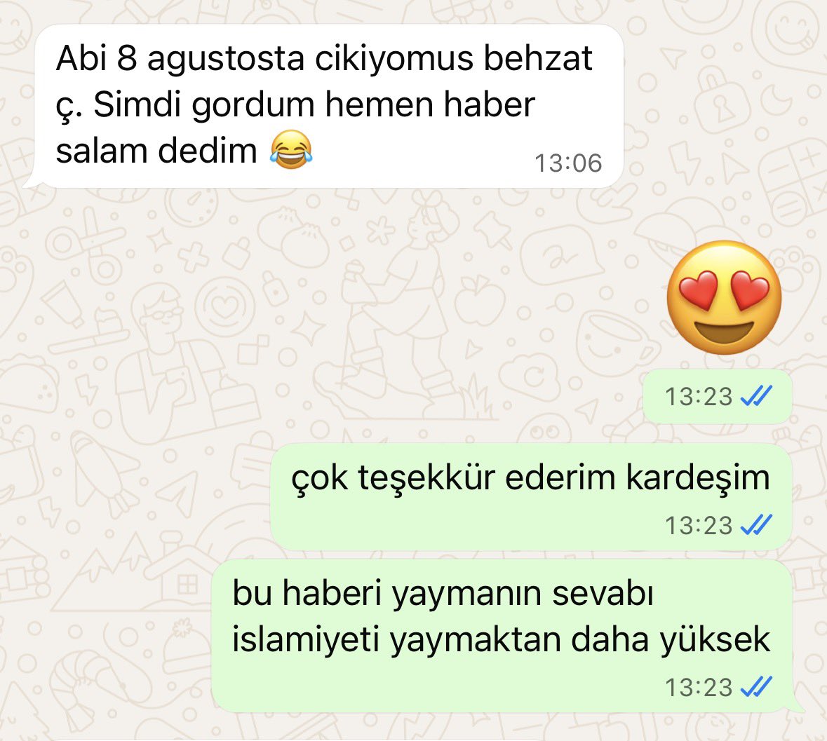 behzat ç. sevgimizi kimse sorgulamasın  😂