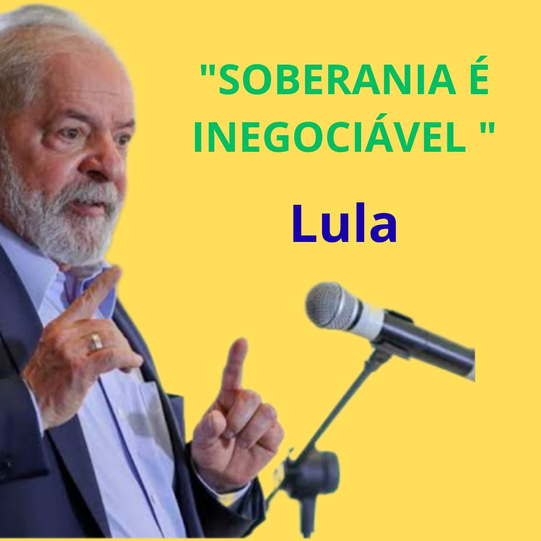 Soberania não é discurso bonito, é defender a Petrobras, a Embraer, o pré-sal e a comida no prato do povo.
SOBERANIA É INEGOCIÁVEL