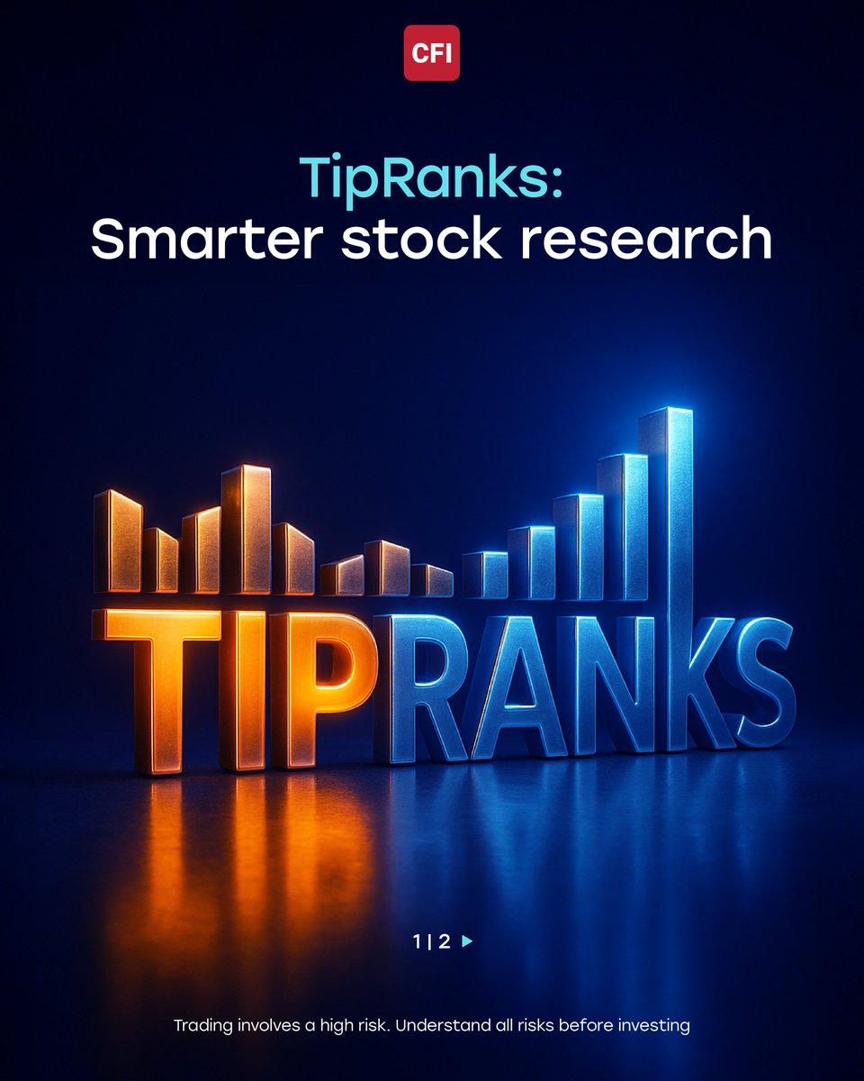 cfigroup_en's tweet image. ❓Why TipRanks matters for traders?
🔹 Spot top-rated stocks
🔹 Filter by sector & market cap
🔹 View analyst rankings & targets
🔹 Find trending trade ideas fast
📲 Get TipRanks free on MetaTrader 5.
#CFI #TipRanks #TradingTools #MetaTrader5 #StockMarket #InvestmentTools