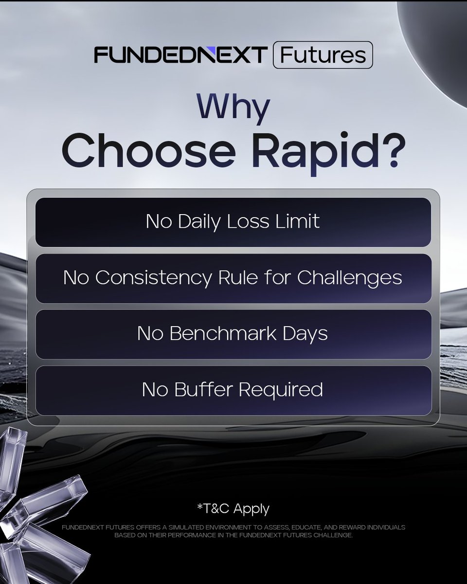 Built for futures traders who want speed, flexibility, and unmatched performance rewards, not outdated rules.