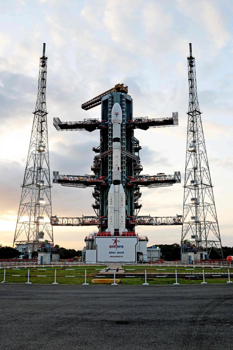 📸 Some new breathtaking imagery of GSLV-F16 on the Second Launch Pad, published by ISRO!

🚀 Tomorrow, 5:40 PM IST