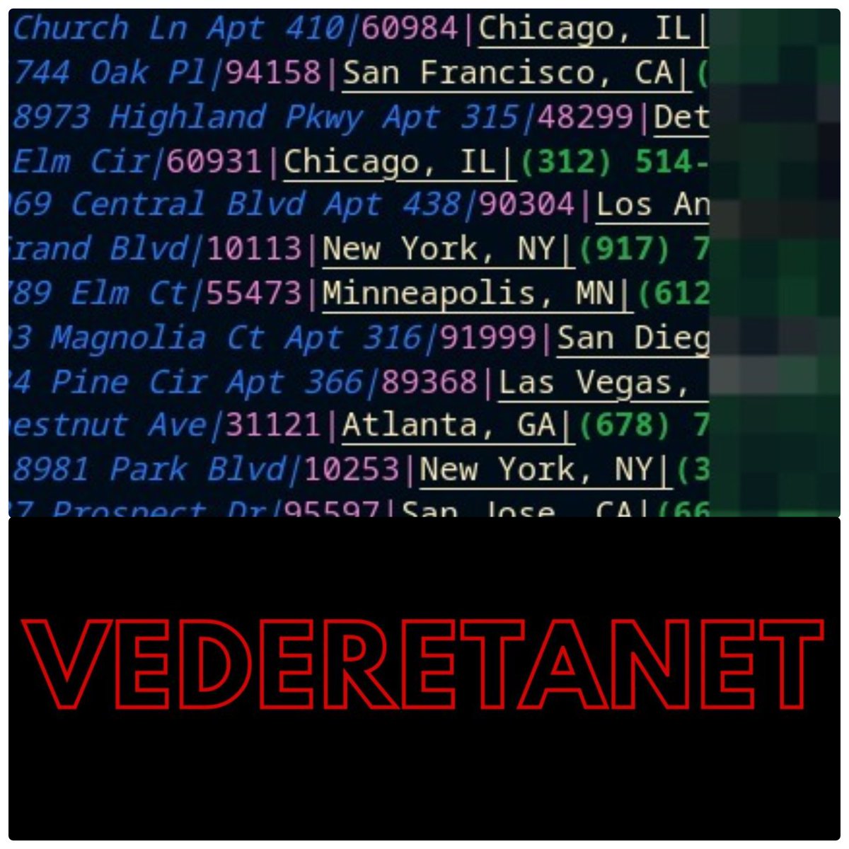 Xerathvox ๐ (@vdsyst3msx) on Twitter photo UNITED STATES SSN HAS BEEN LEAKED By VEDERETANET / VNet Systems
<a href="/VNSystemsX/">Prizrakshifr</a> <a href="/VDSyst3msX/">Xerathvox ๐</a> <a href="/b0b0vsky88/">b0b0vsky88๐ดโโ ๏ธ</a>
#VEDERETANET #FreePalestine #FreeGaza #Databreach #AntiSec #HackerNews #CyberThreats UNITED STATES SSN HAS BEEN LEAKED By VEDERETANET / VNet Systems
<a href="/VNSystemsX/">Prizrakshifr</a> <a href="/VDSyst3msX/">Xerathvox ๐</a> <a href="/b0b0vsky88/">b0b0vsky88๐ดโโ ๏ธ</a>
#VEDERETANET #FreePalestine #FreeGaza #Databreach #AntiSec #HackerNews #CyberThreats