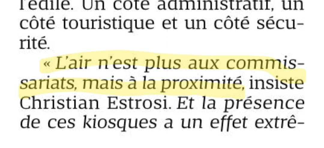 Christian Estrosi qui est en train de construire le commissariat le plus cher de France (255 millions d'euros) a une illumination !