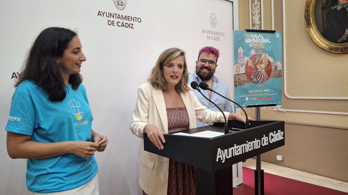 ℹ️Cádiz recupera su Festival Internacional de Folklore con una 30 edición cargada de cultura, música y tradición. La cita se celebrará del 3 al 8 de septiembre en diferentes espacios de la ciudad.