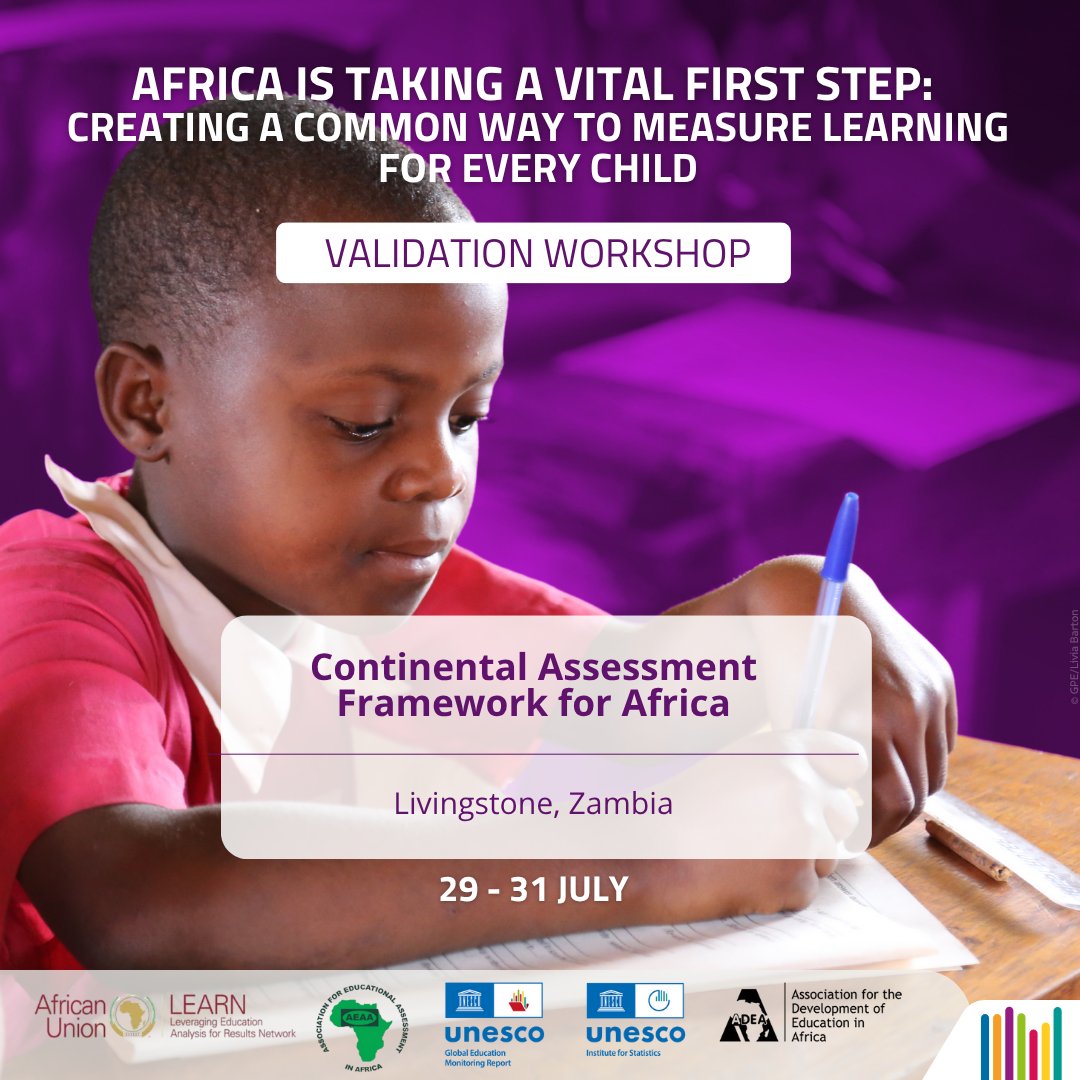 AU IPED (@auiped) on Twitter photo Africa is taking a vital step: creating a continental framework to measure learning for every child. 📚
Led by <a href="/_AfricanUnion/">African Union</a>, with <a href="/ADEAnet/">ADEA</a>, AEAA, <a href="/UNESCOstat/">UNESCO Institute for Statistics</a> & <a href="/GEMReport/">Global Education Monitoring Report UNESCO</a>, CAF-Africa will harmonize how foundational learning is assessed across the continent.
#EducationInAfrica Africa is taking a vital step: creating a continental framework to measure learning for every child. 📚
Led by <a href="/_AfricanUnion/">African Union</a>, with <a href="/ADEAnet/">ADEA</a>, AEAA, <a href="/UNESCOstat/">UNESCO Institute for Statistics</a> & <a href="/GEMReport/">Global Education Monitoring Report UNESCO</a>, CAF-Africa will harmonize how foundational learning is assessed across the continent.
#EducationInAfrica