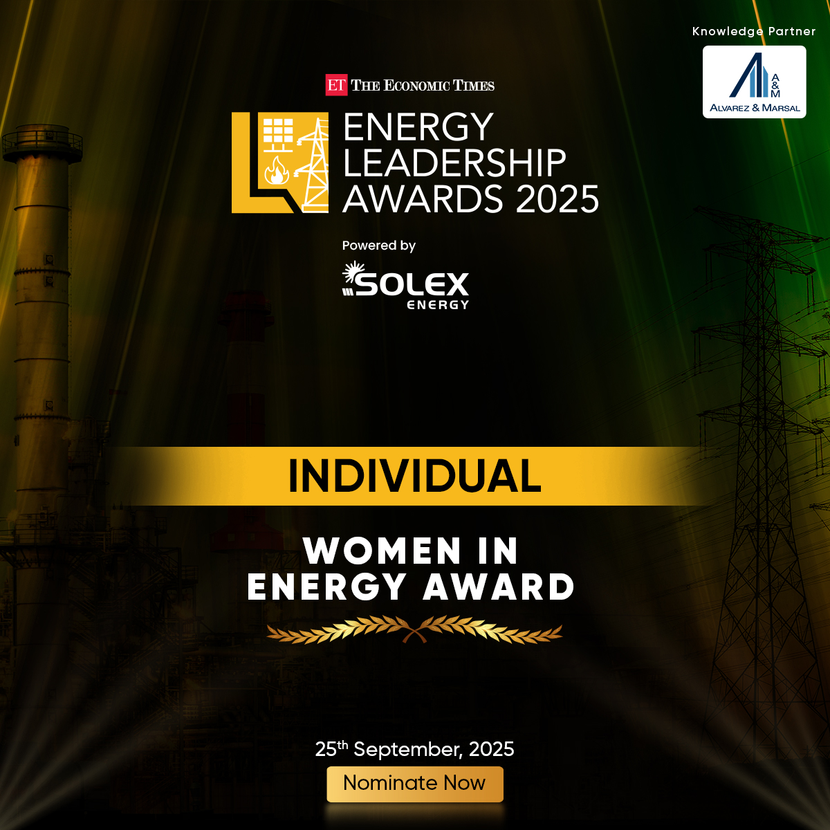 ETEnergyWorld's tweet image. The Women in Energy Award celebrates exceptional women who are driving transformation, innovation, and leadership across the energy sector.
Know a trailblazer? 👉 Nominate now!
Nominate now: energy.economictimes.indiatimes.com/energy-leaders…
#ETEnergyAwards #ETEnergyleadership #EnergyInnovation