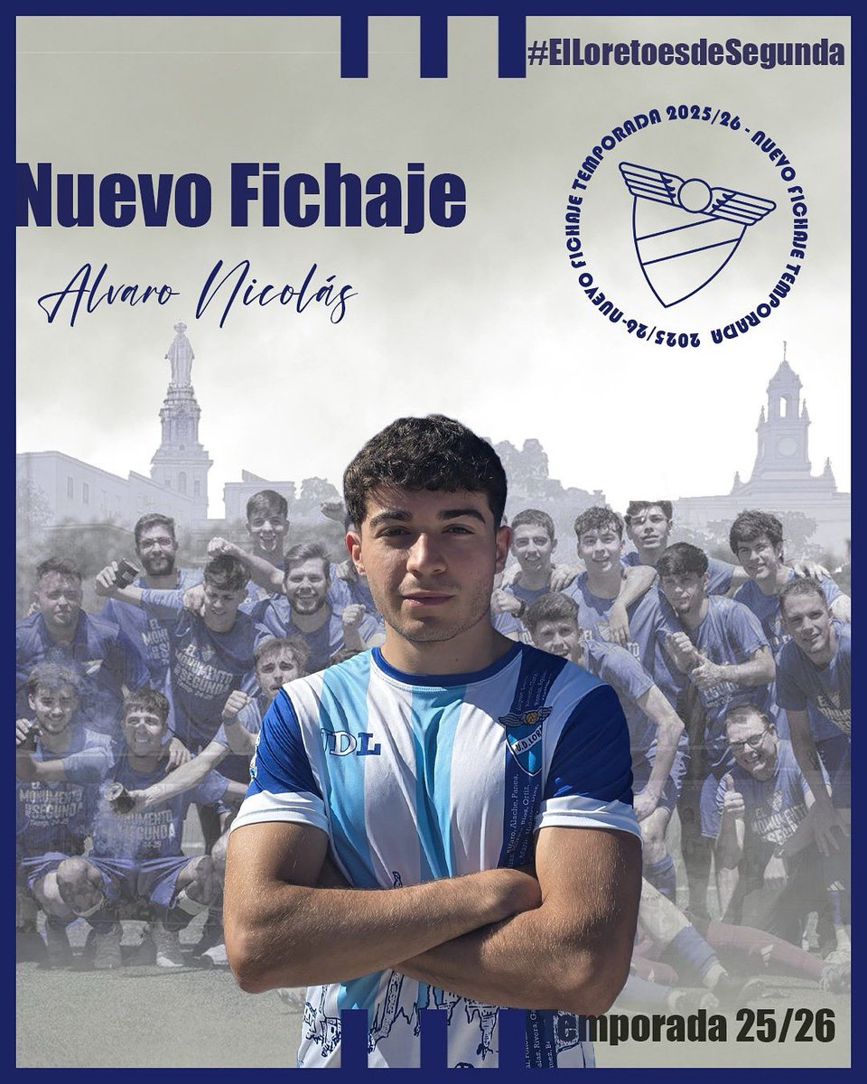 Presentamos a otro fichaje para nuestro sénior. 

Después de una larga lesión de rodilla, Álvaro Nicolás se incorpora a la plantilla.

Jugador polivalente pudiendo actuar en todas las lineas de ataque, nos aportará soluciones ofensivas.
💙🤍