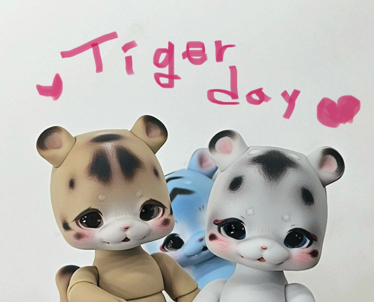 세계 호랑이의 날🐯💕
世界トラの日🐯💕
World tiger day🐯💕

#kumukuku #쿠무쿠쿠 #クムクク
