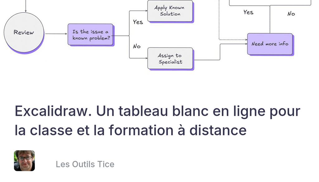 Sa simplicité d’utilisation, ses fonctionnalités collaboratives et son accessibilité font d'Excaldraw une solution parfaite pour rendre les cours plus interactifs et stimuler la participation des élèves.

Read more 👉 lttr.ai/AhCcp

#tableaux #collaboratif
