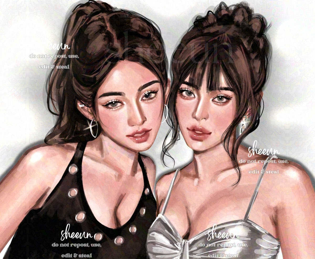 lusheerei's tweet photo. Reniella Villondo &amp; Claudette Montefalco 🖤🤍 https://t.co/YffR1ZaDei