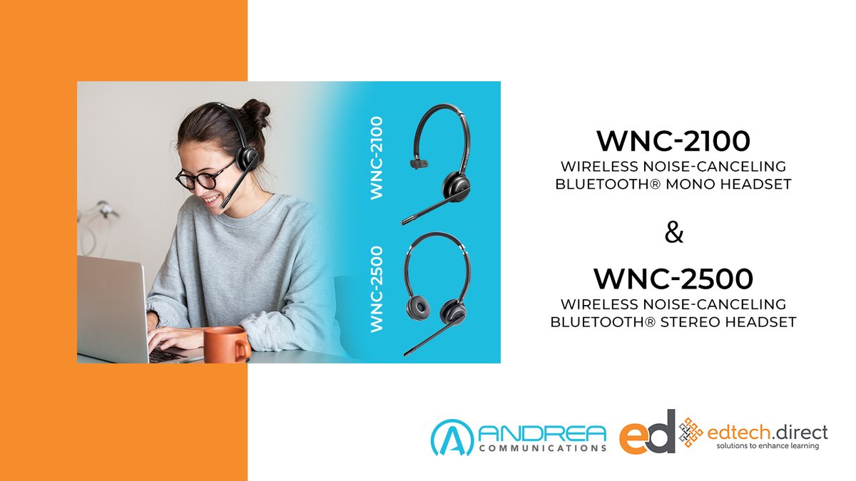 🎧 UK Teachers – Upgrade your classroom audio!

The Andrea WNC Range offers:
✅ Noise-cancelling mic
✅ Clear sound for online learning
✅ All-day comfort
Perfect for busy classrooms &amp; remote sessions.
🔗bit.ly/44QVUBS 

#EduTech #AndreaWNC #UKTeachers