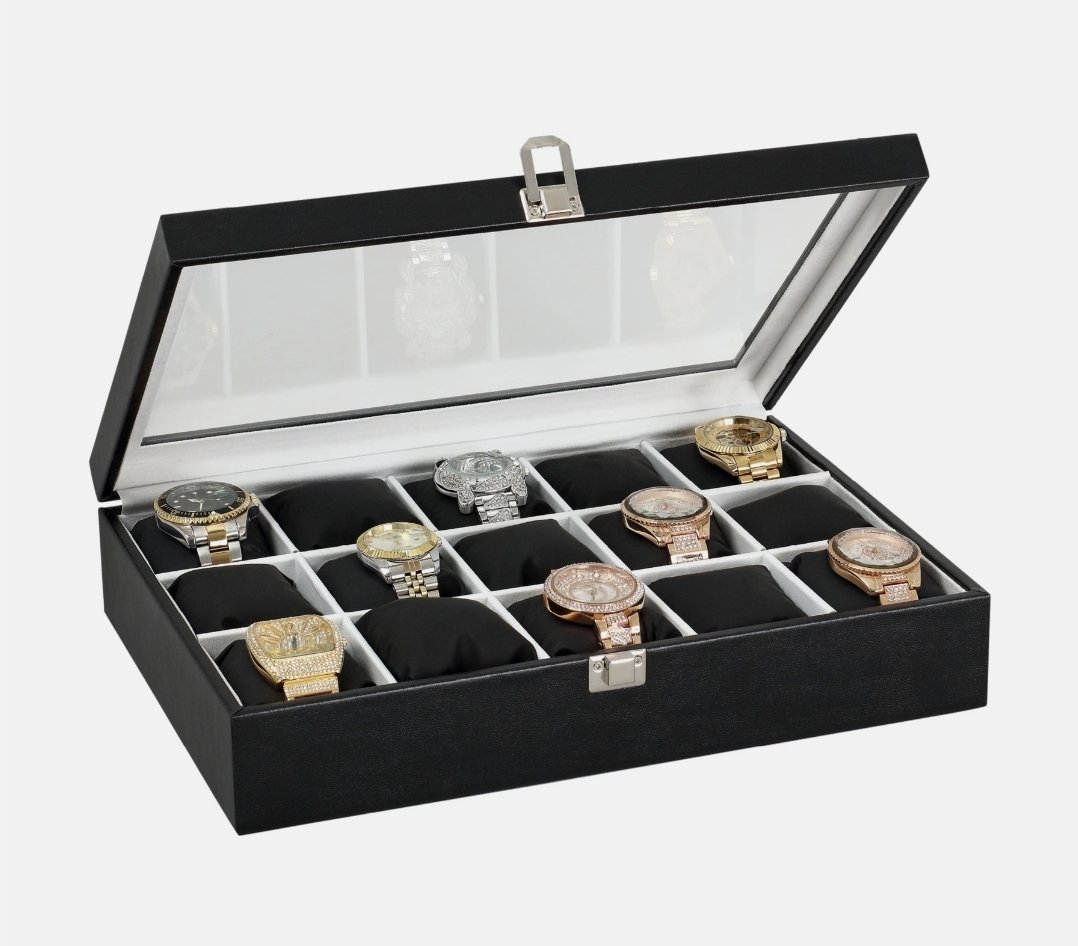 Arkadaşlar merhaba. Saatlerim için bu tarz (tercihen şeffaf kapaklı), en az 6'lı olacak şekilde saat kutusu bakıyorum. Önerebileceğiniz, mümkün olan en uygun fiyatlı seçenekler var mı? Şimdiden teşekkürler.