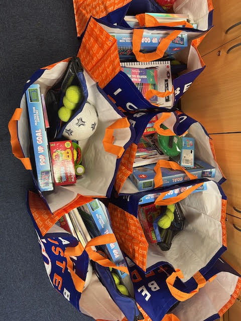 With our Summer Holiday Grant, Staincliffe Primary bought a range of activities and made goody bags to distribute to some students for use during the summer holidays. 
We hope they enjoyed playing with their items.