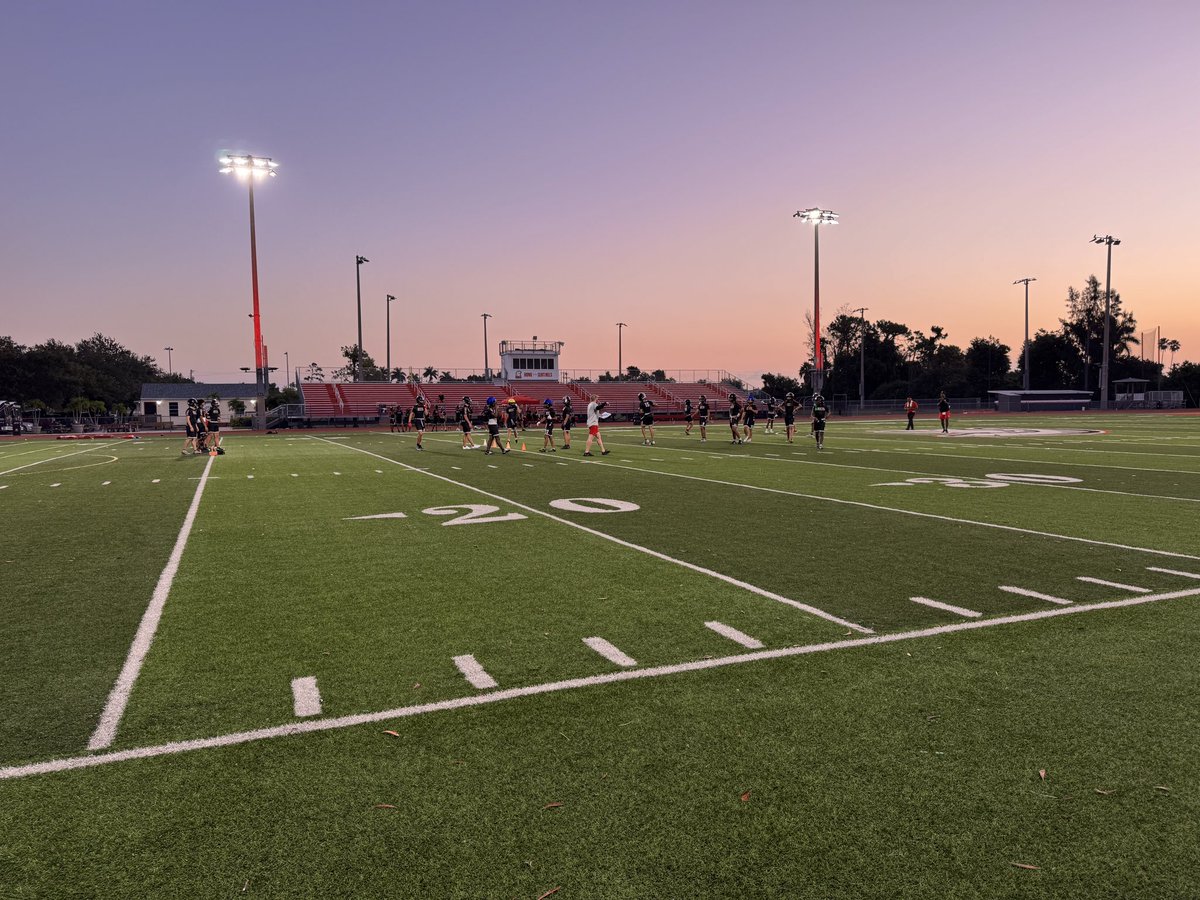 Zach Oliveri (@zach_oliveri) on Twitter photo You got to love a sunrise at practice! π
Iβm checking in with <a href="/ECSsports/">ECS Sports</a> this morning as they hit the practice field for Day 2.
Youβll hear from them and <a href="/BishopVerotFB/">Bishop Verot Football</a> tonight on <a href="/winknews/">WINK News</a>. You got to love a sunrise at practice! π
Iβm checking in with <a href="/ECSsports/">ECS Sports</a> this morning as they hit the practice field for Day 2.
Youβll hear from them and <a href="/BishopVerotFB/">Bishop Verot Football</a> tonight on <a href="/winknews/">WINK News</a>.