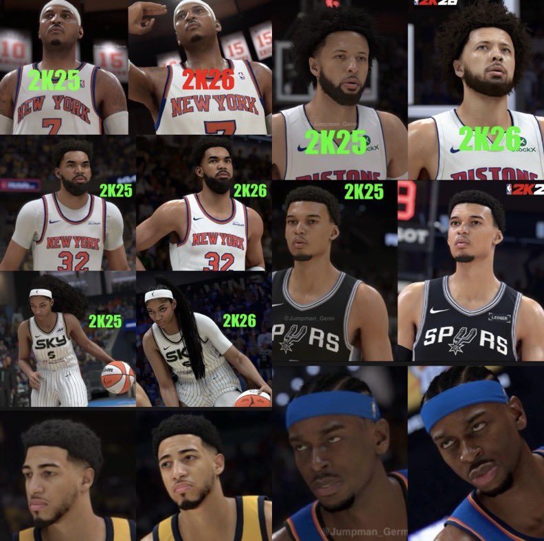 #NBA2K25 vs #NBA2K26 Gameplay Screenshots

Via <a href="/Jumpman_Germ/">JumpmanGerm</a>