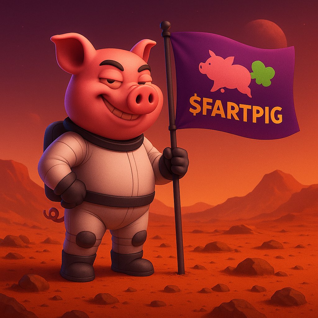 moonrocketbr's tweet photo. @JohnRichester @FartPigCoin_ I'm on Mars with #FartPig https://t.co/dG0uCH4CG1