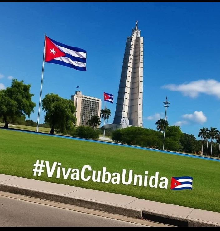 Está es mi #Cuba, está es mi Patria. #VivaCubaUnida por siempre.