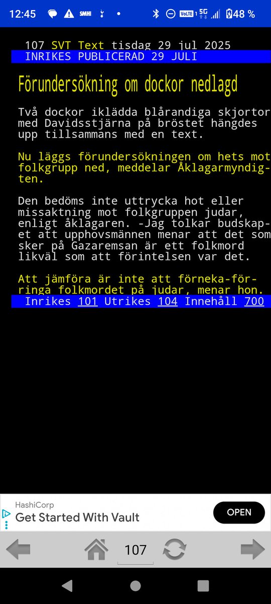 makeSWESWEagain's tweet image. RE: Umeå för Palestina

Som väntat dessvärre! Åklagaren köpte initiativtagarnas krystade efter- konstruktion rakt av. Att hänga dockor i fångdräkter med Davidstjärnan på är alltså inte att anse som HMF, men att bränna koraner är det.. Man tar sig för pannan...
#hyckleri #pknazism