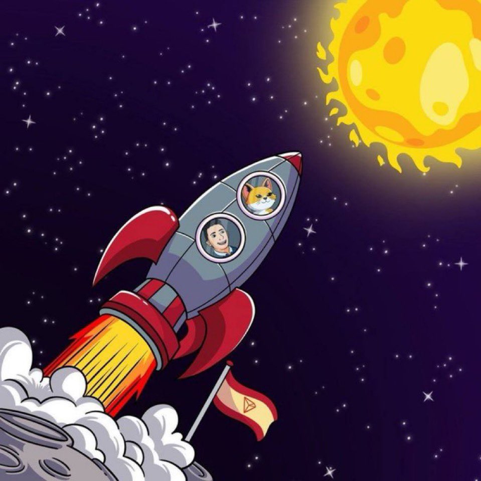 $TRX &amp; <a href="/justinsuntron/">H.E. Justin Sun 🍌</a> are heading straight for the Sun 🚀🌞