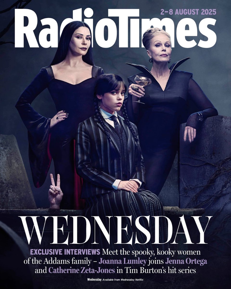 Joanna Lumley, Jenna Ortega and Catherine Zeta-Jones join forces for the anticipated return of the hit Netflix drama Wednesday, which puts family and feminism first – with a gothic twist.

Plus:

🔮 A new series, Parenthood, focuses on how animals from spiders to killer whales