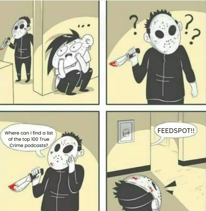 You followed Feedspot’s True Crime picks, but now you’re the one getting picked… as a case study😱
#truecrime #podcasting #meme