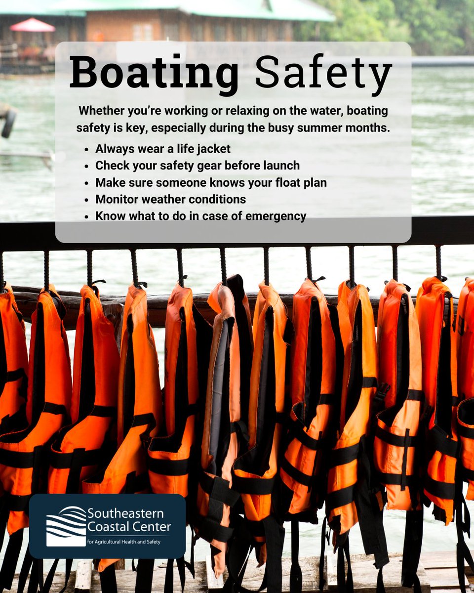 Boating safety saves lives. 🚤Whether you’re working or relaxing on the water, boating safety is key, especially during the busy summer months.

SCCAHS has a full list of tips to help you stay safe on the water. Visit our website to learn more: loom.ly/869_OoA