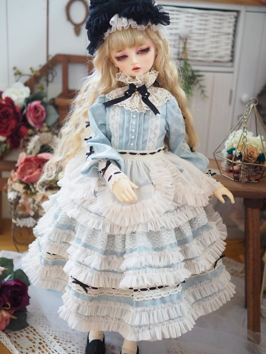 🎀ドルパお品書きその1🎀 SDサイズ ブルーミングブーケドレス