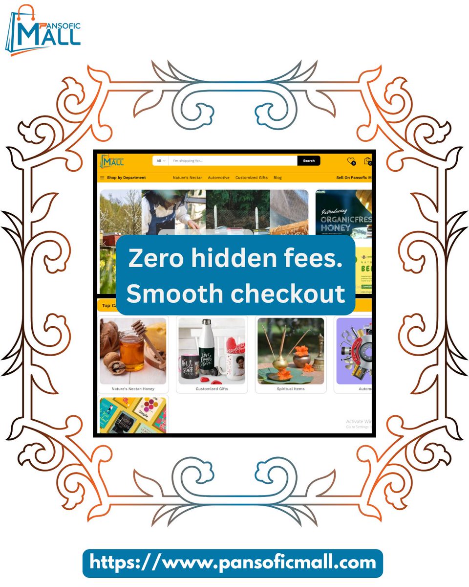 PansoficMall's tweet image. App crashes? ₹499 shipping fees? 😤
Online shopping shouldn’t feel like a battle.
✅ Enter Pansofic Mall – no hidden fees, smooth checkout, just shopping bliss.
🛍️ pansoficmall.com

#ShopSmart #PansoficMall #EcommerceSimplified #onlineshopping #RahulGandhi