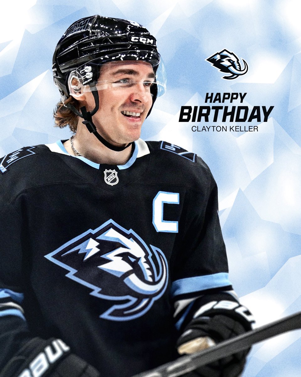 utahmammoth's tweet photo. Happy Birthday, Captain! 🩵🥳 https://t.co/PTpnW4bU8X
