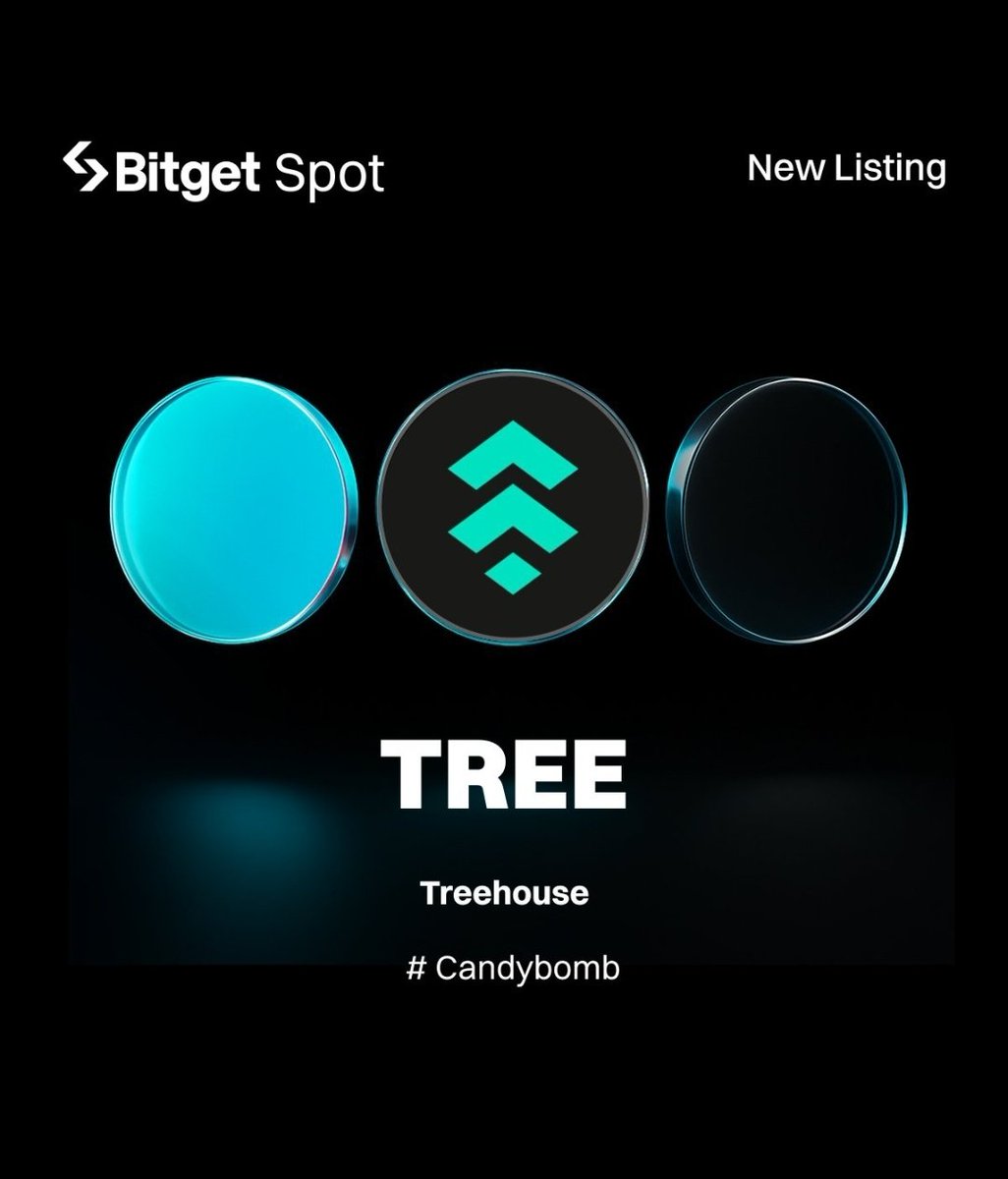 Initial Listing - $TREE @treehousefi

🔹Pair: TREE/USDT
🔹Deposit available: now
🔹Trading available: July 29, 14:00  (UTC)

🔥 75,000 TREE are up for grabs on Candybomb

Sign up to #bitget    with 20% rebate on fees now
bonus.bitget.com/grtxarlt