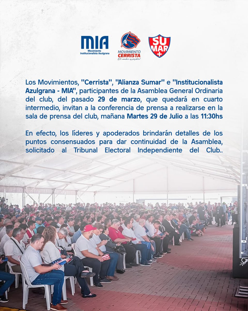 MundoCerro's tweet photo. Nuestro movimiento, parte de la Alianza SUMAR, también se une al llamado para esta conferencia, en la que contaremos con la participación de nuestros representantes.
#MundoCerro 🌎 🔵🔴 https://t.co/sAkHzshglZ