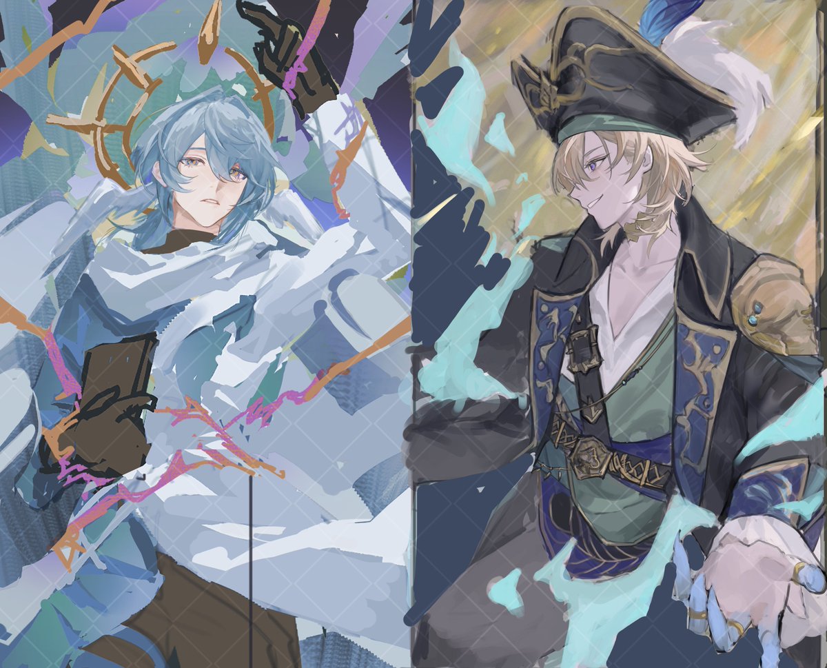 之前塗的🫨💤
想跟神里綾人那張一樣但沒力氣耶我lol
#Sunday #Aventurine #HonkaiStarRail