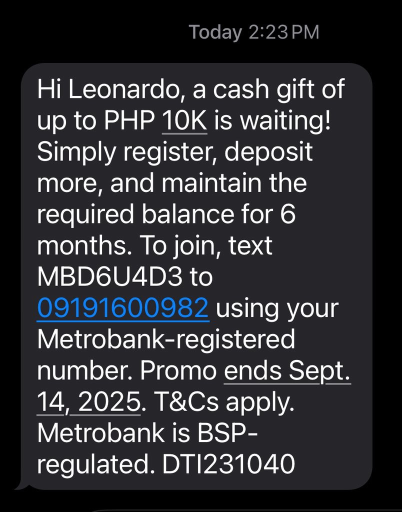 superLeeYoh's tweet photo. @Metrobank is this legit? https://t.co/0Ho51bpKYN