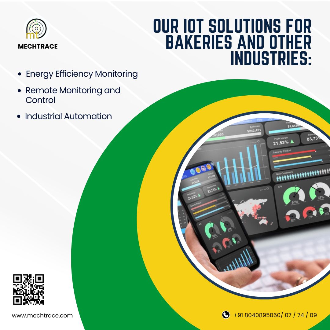 mechtrace's tweet image. Revolutionize your operations with our smart IoT solutions – tailor-made for bakeries and beyond!
Tel - +91 8040895060/ 07 / 74 / 09
mechtrace.com
#IoTSolutions #SmartBakery #IndustrialAutomation #MechtraceIoT #RealTimeMonitoring #SmartManufacturing #EfficiencyRedefined