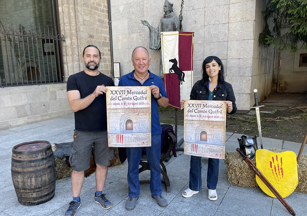 Ripoll es transforma en capital medieval amb el XXVII Mercadal del Comte Guifré  gironanoticies.com/noticia/275669…

Ripoll tornarà a vestir-se de gala medieval per acollir, del 9 a l’11 d’agost de 2025, la 27a edició del Mercadal del Comte Guifré,  una de les cites més emblemàtiques de