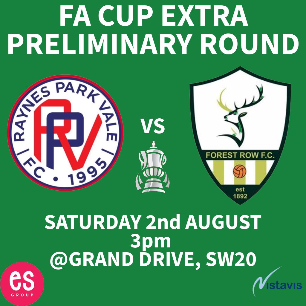 Forest Row FC (@frowfc) on Twitter photo 133 years in the making. 🏆
History is calling. This Saturday, we make our FA Cup debut against <a href="/RPVFC/">Raynes Park Vale FC</a> – the first time ever in our club’s 133-year journey!
Let’s kick off the season in style 👊🏻🟢
#FACup #UPTHEFROW #NonLeagueFootball 133 years in the making. 🏆
History is calling. This Saturday, we make our FA Cup debut against <a href="/RPVFC/">Raynes Park Vale FC</a> – the first time ever in our club’s 133-year journey!
Let’s kick off the season in style 👊🏻🟢
#FACup #UPTHEFROW #NonLeagueFootball