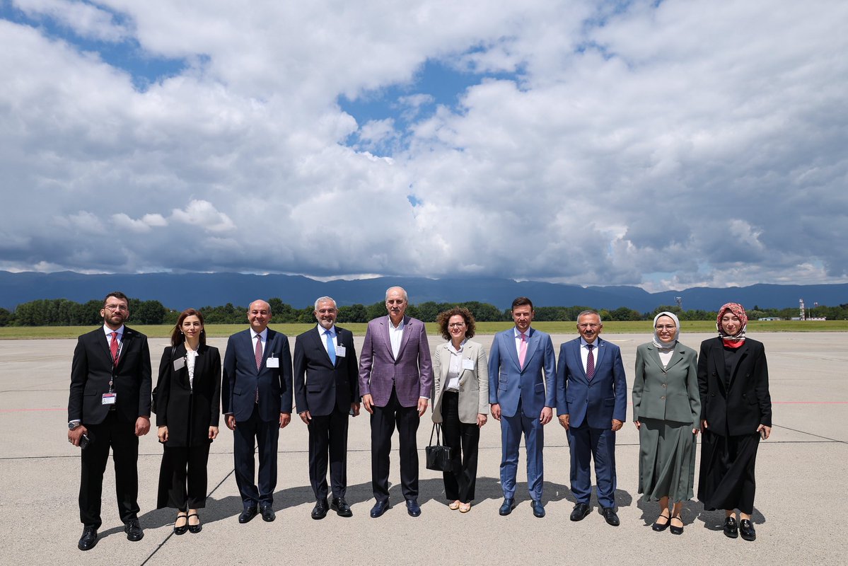 Altıncı Dünya Parlamento Başkanları Konferansı'na katılmak üzere Cenevre'deyiz.