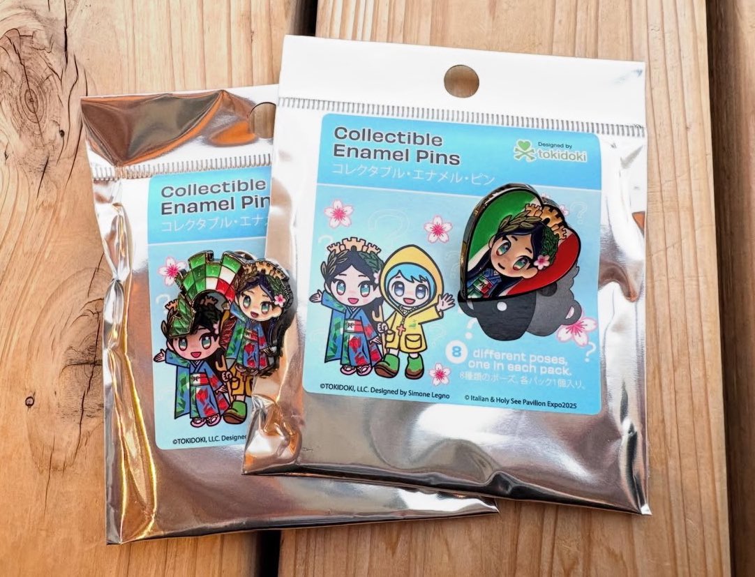 tokidoki イタリア エナメルピン ︎︎まみ@万博通期パス・万博