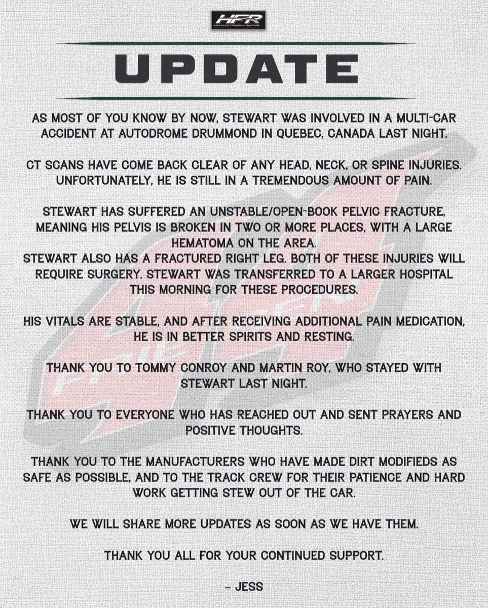 Update from Jessica Friesen.