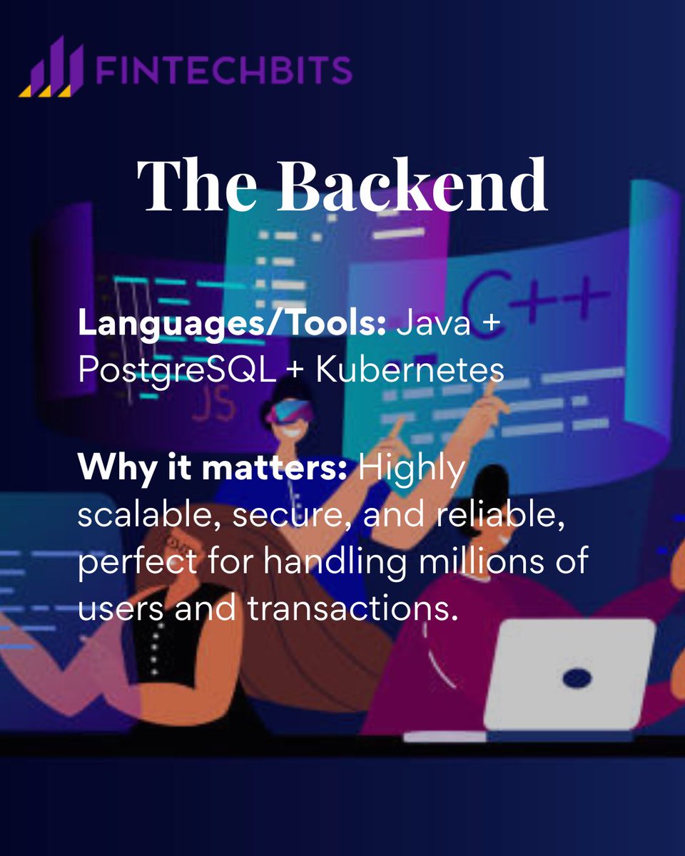 fintechbite's tweet image. What’s inside Revolut’s tech stack?
✅ React Native
✅ Java + Kubernetes
✅ PostgreSQL
It’s not hype. It’s heavy engineering.
#Fintech #Revolut #TechStackTuesday #Neobank