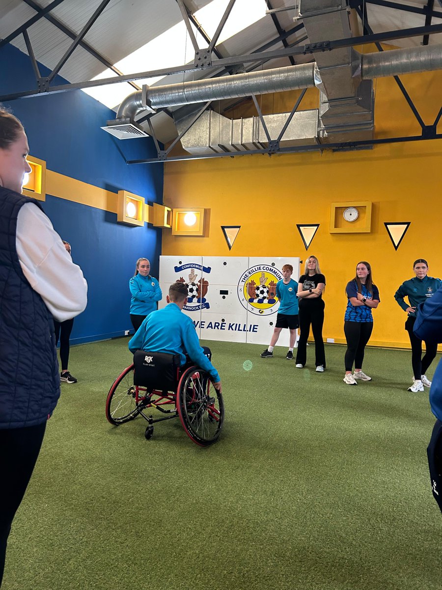 KillieCommunity's tweet image. A big thank you to @SDS_sport for expanding our coaches' knowledge of Disability Inclusion.
An important part of this is showing coaches how to adapt sessions to meet the needs of participants with a variety of additional support needs.
The Killie Community are proud of our…